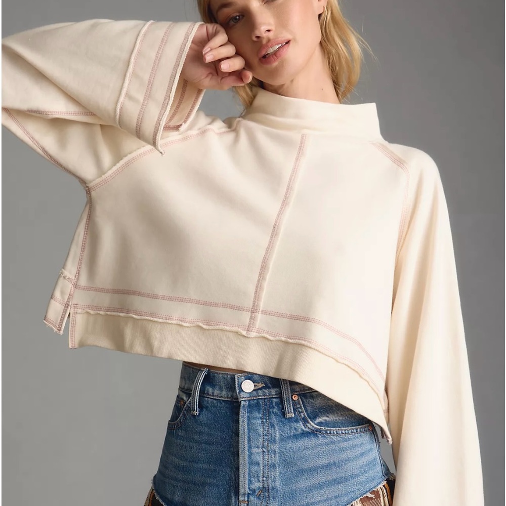 NEVER WORN, NWT, Anthropologie Daily Practice Turtleneck Pullover